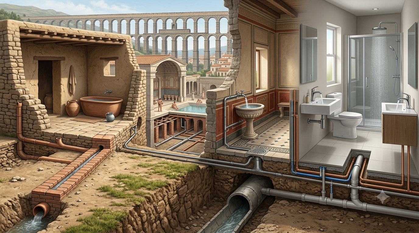 When Was Indoor Plumbing Invented