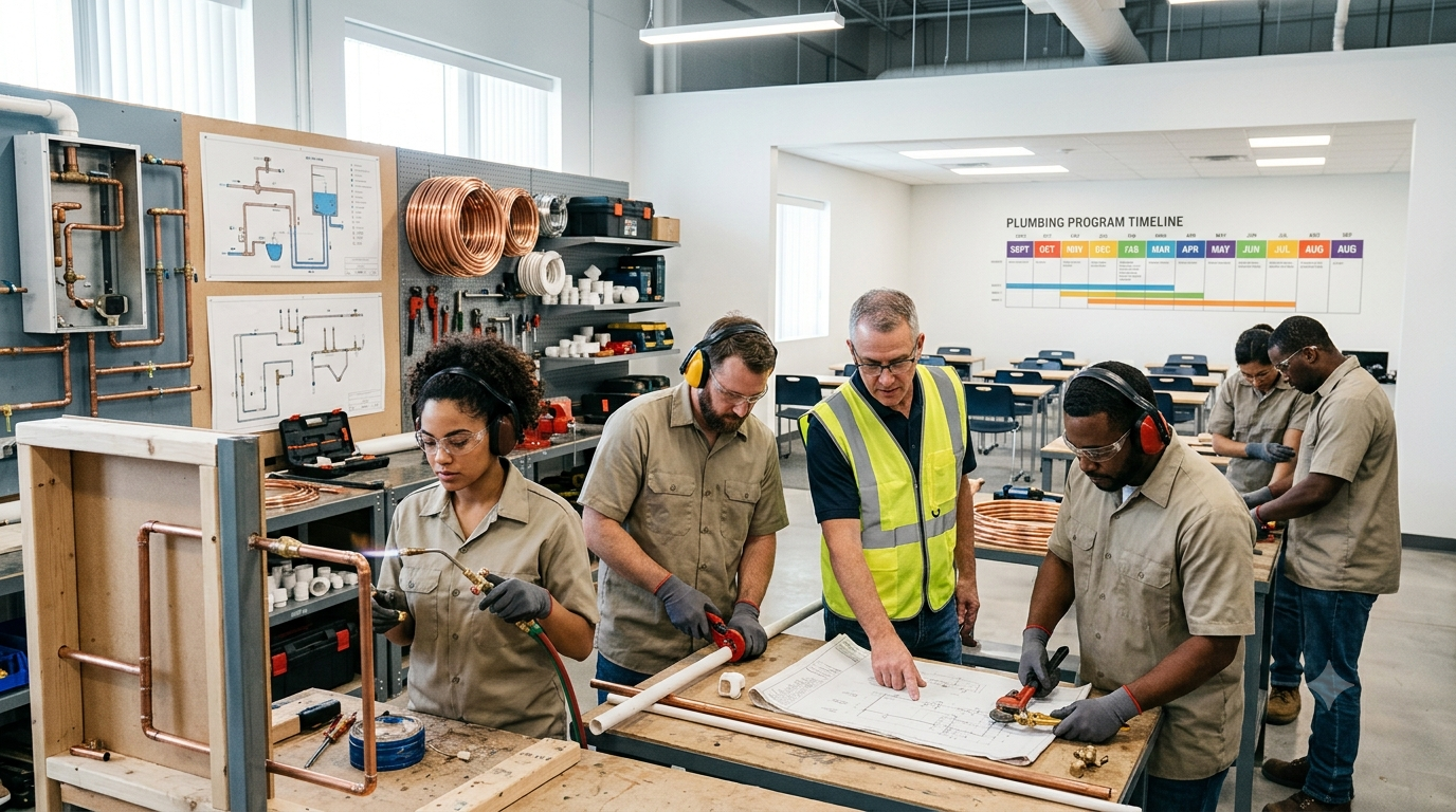How Long Is Plumbing Trade School